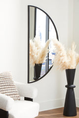 Denlow Black 2-Piece Wall Mirror