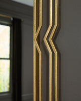 Claybrook Gold Finish Accent Mirror