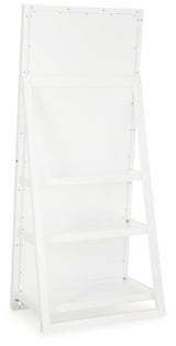 Evesen White Floor Standing Mirror/Storage
