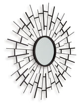 Garrenworth Black Accent Mirror