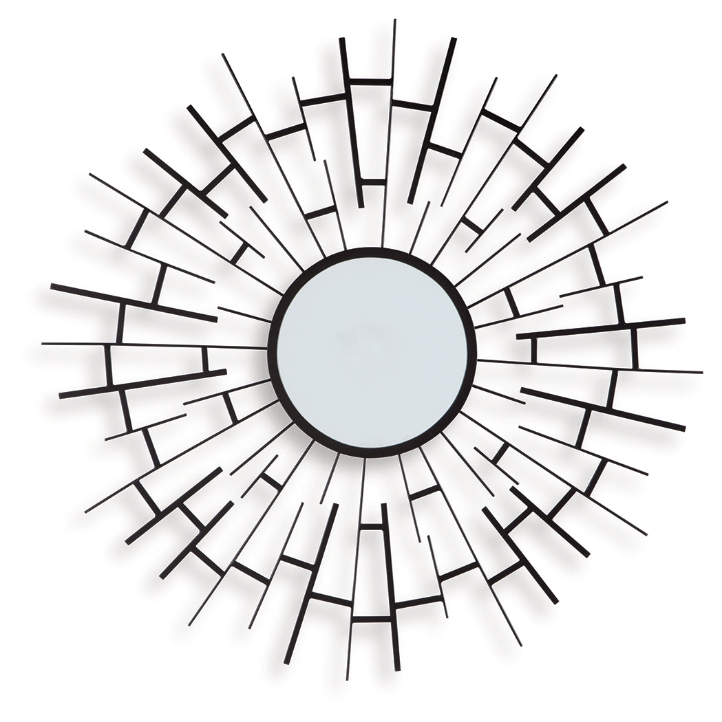 Garrenworth Black Accent Mirror