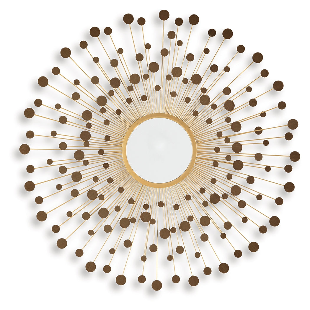 Morwenna Bronze/Gold Finish Accent Mirror