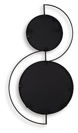 Shayham Black Accent Mirror