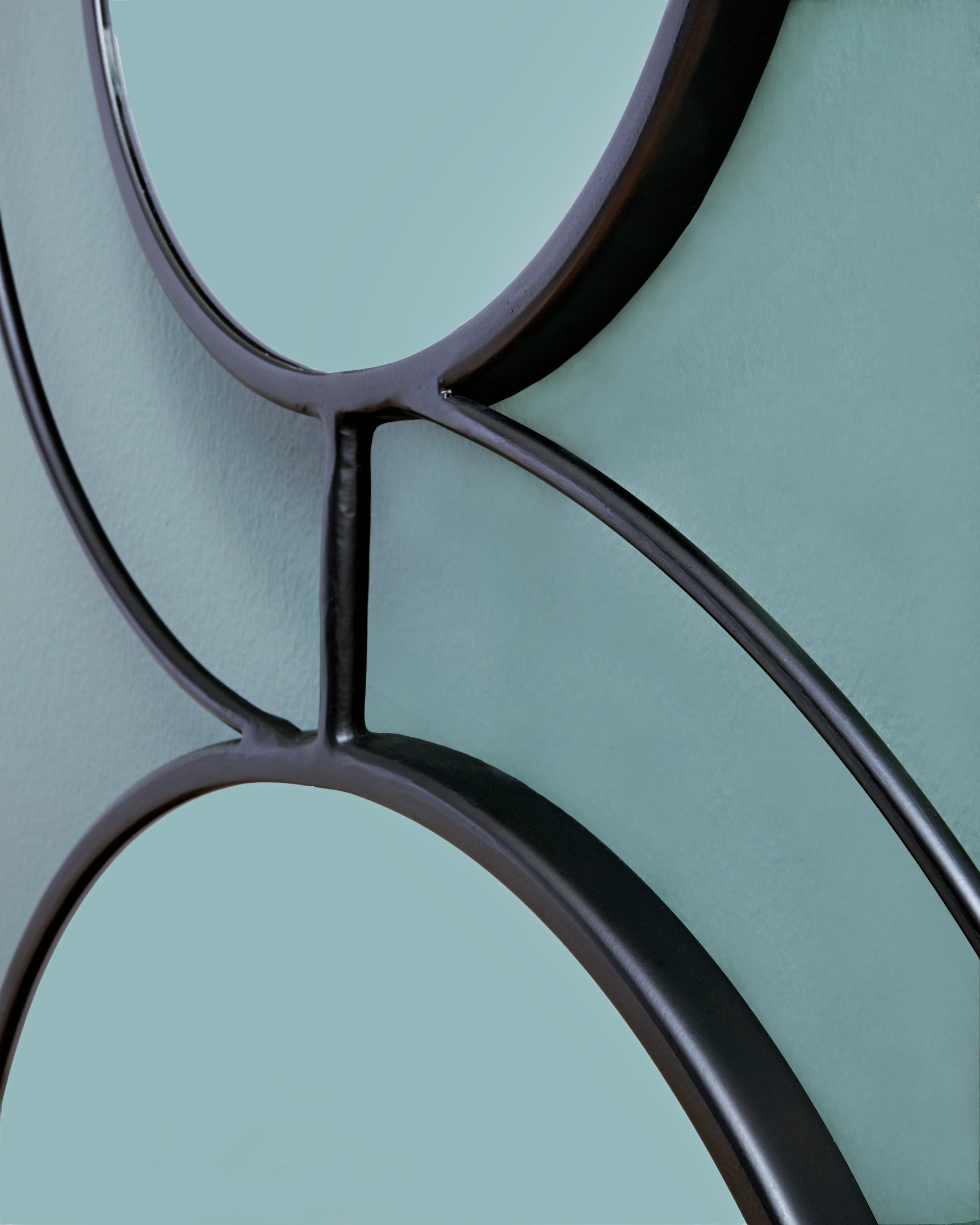 Shayham Black Accent Mirror