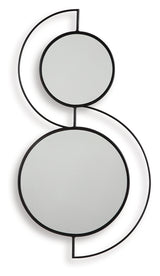 Shayham Black Accent Mirror