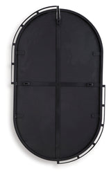 Valkings Black Accent Mirror