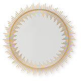 Wainport Gold Finish Accent Mirror