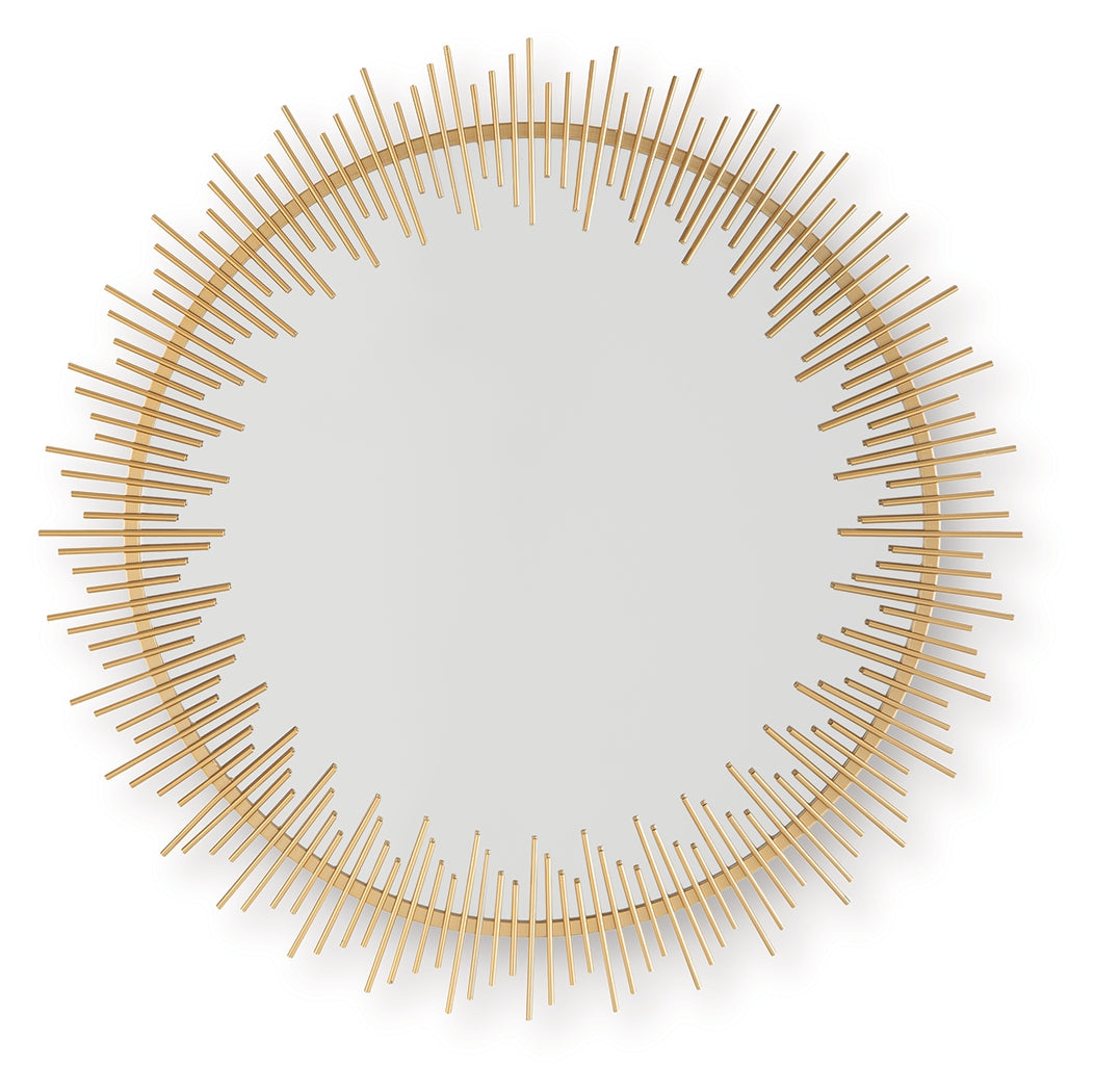 Wainport Gold Finish Accent Mirror