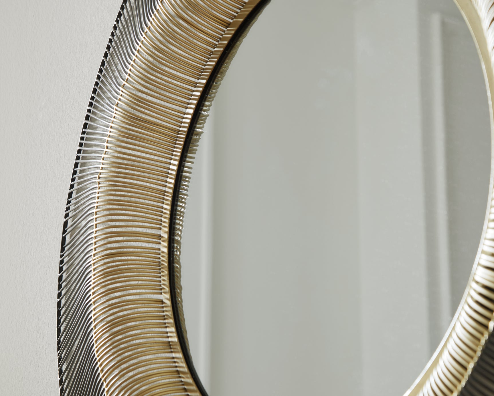 Dallmen Black/Gold Finish Accent Mirror