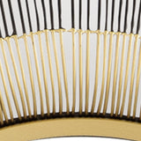 Dallmen Black/Gold Finish Accent Mirror