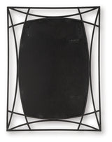 Freenville Black Accent Mirror