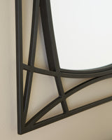 Freenville Black Accent Mirror