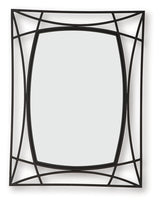 Freenville Black Accent Mirror