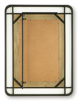 Beelman Black/Brown Accent Mirror