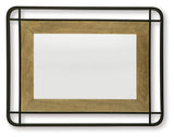 Beelman Black/Brown Accent Mirror
