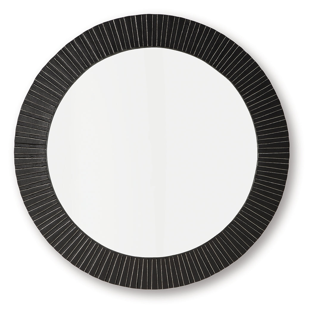 Ozias Black Accent Mirror