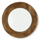 Aajon Brown Accent Mirror