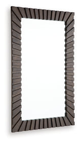 Advin Dark Brown Accent Mirror