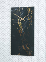 Teague Black/Gold Finish Wall Clock