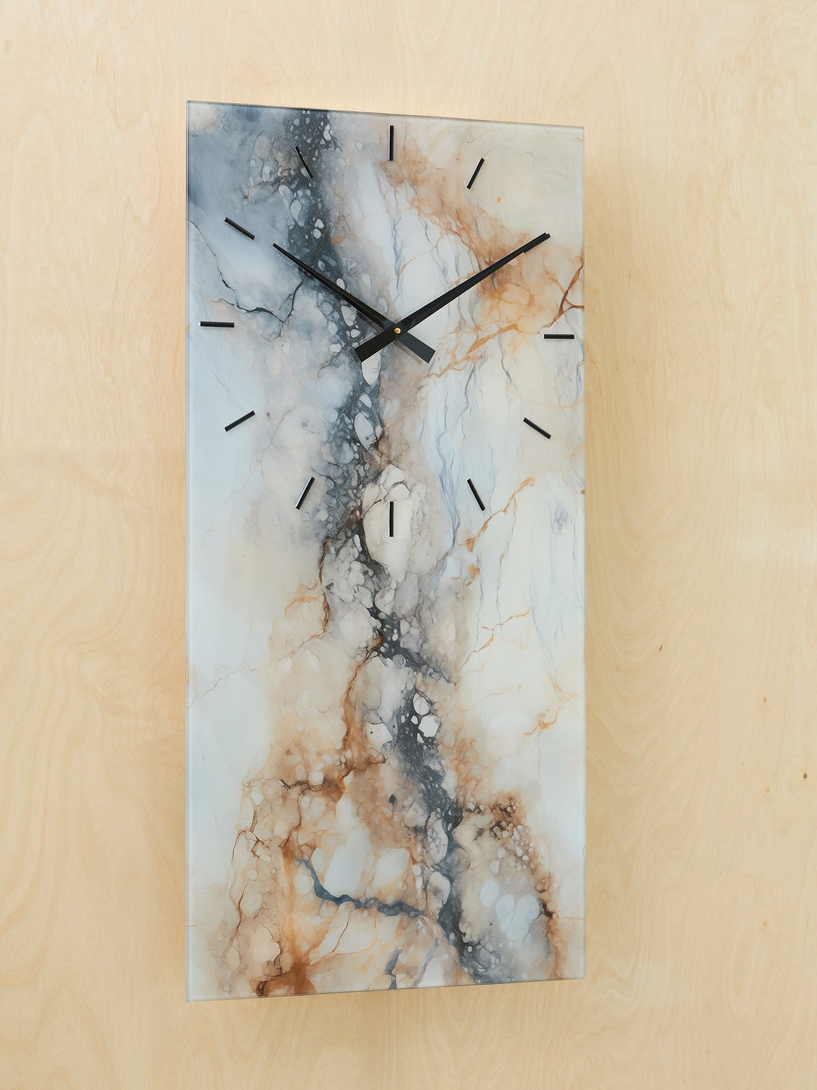 Teague Brown/Gray/Ivory Wall Clock