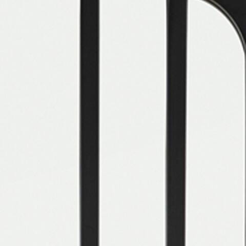 Antigone Black Floor Mirror finish detail
