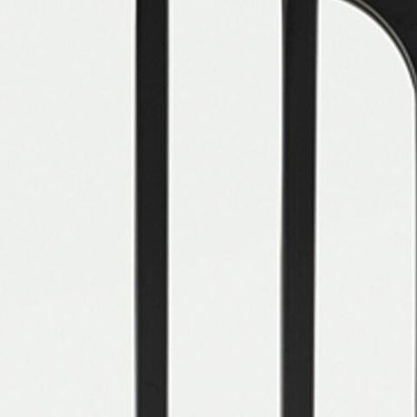 Antigone Black Floor Mirror finish detail