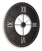 Lytle Antique Brown Wall Clock