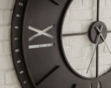 Lytle Antique Brown Wall Clock