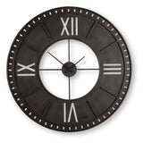 Lytle Antique Brown Wall Clock