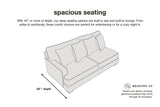 Lindyn Fog Velvet 3-Piece Sectional With Chaise