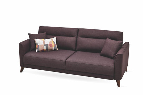 Alto Brown 3-Seater Sofa Bed With Storage - Ella Furniture