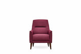 Alto Dark Pink Armchair - Ella Furniture