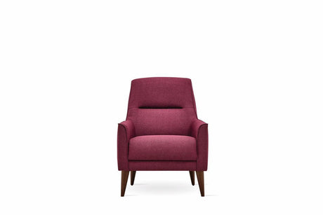 Alto Dark Pink Armchair - Ella Furniture