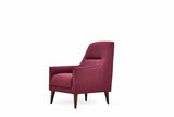 Alto Dark Pink Armchair - Ella Furniture