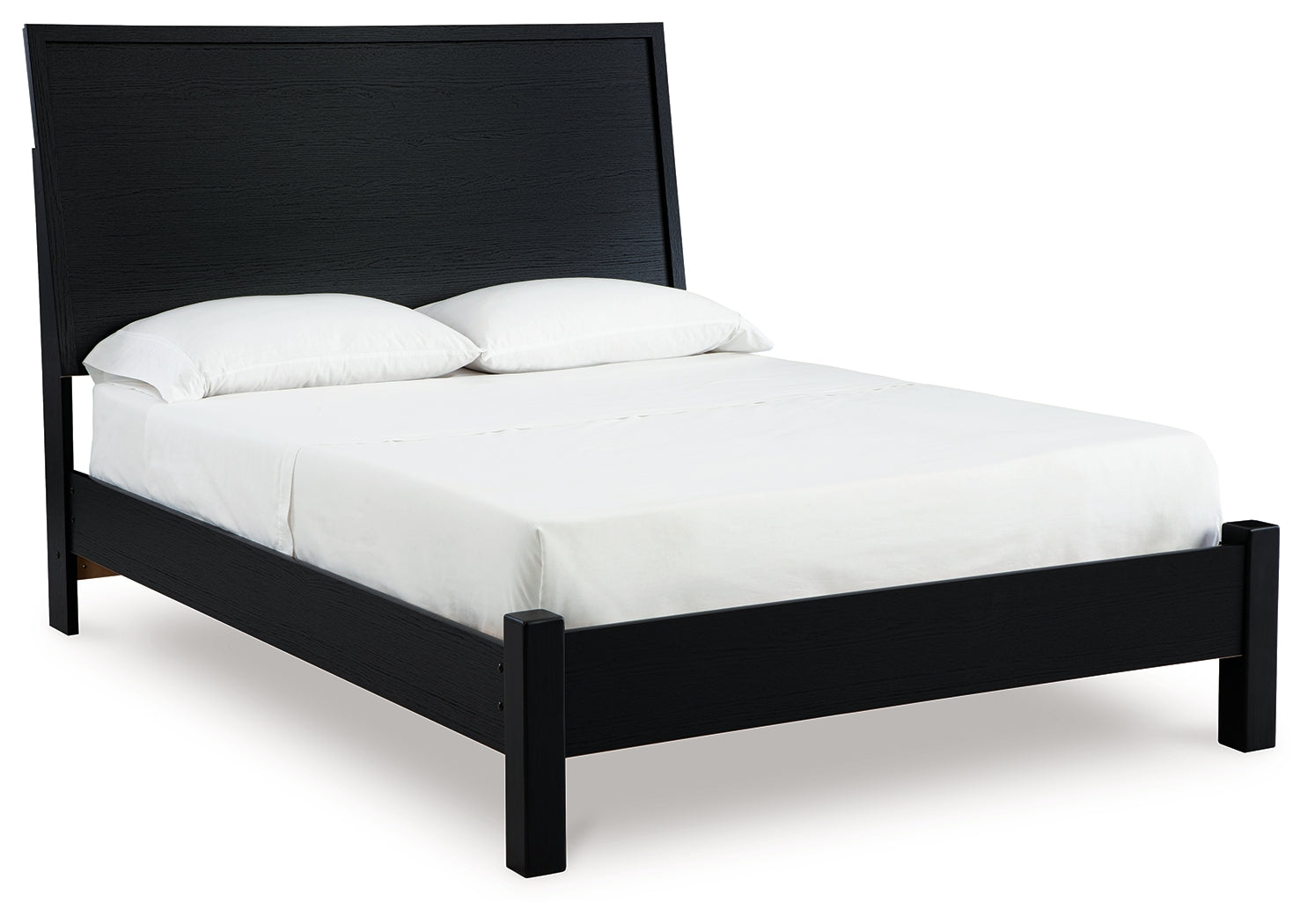 Danziar Black Full Panel Bed
