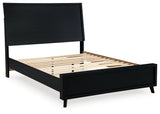 Danziar Black Full Panel Bed