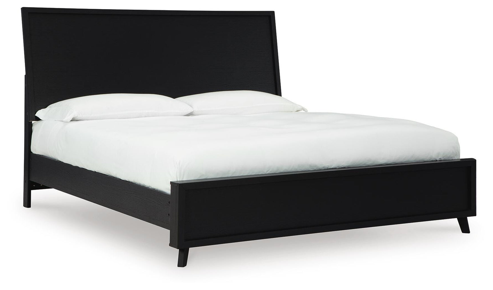Danziar Black Panel Bedroom Set angled view