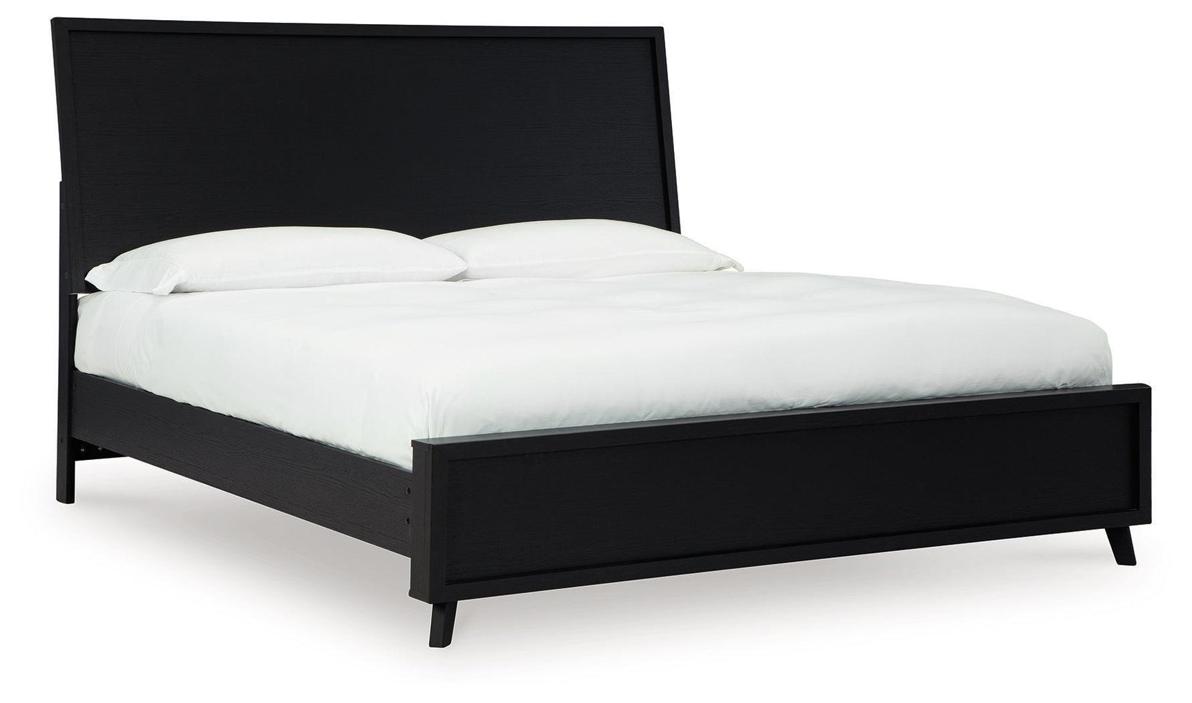 Danziar Black King Panel Bed