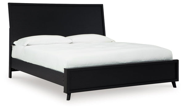 Danziar Black Queen Panel Bed by Ashley