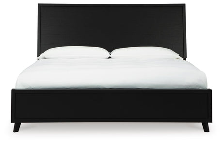 Danziar Black Panel Bedroom Set view 4