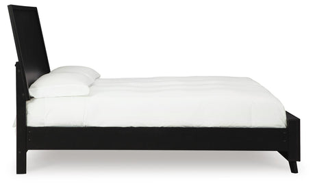 Danziar Black Panel Bedroom Set view 5