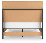 Danziar Black Full Panel Bed view 8