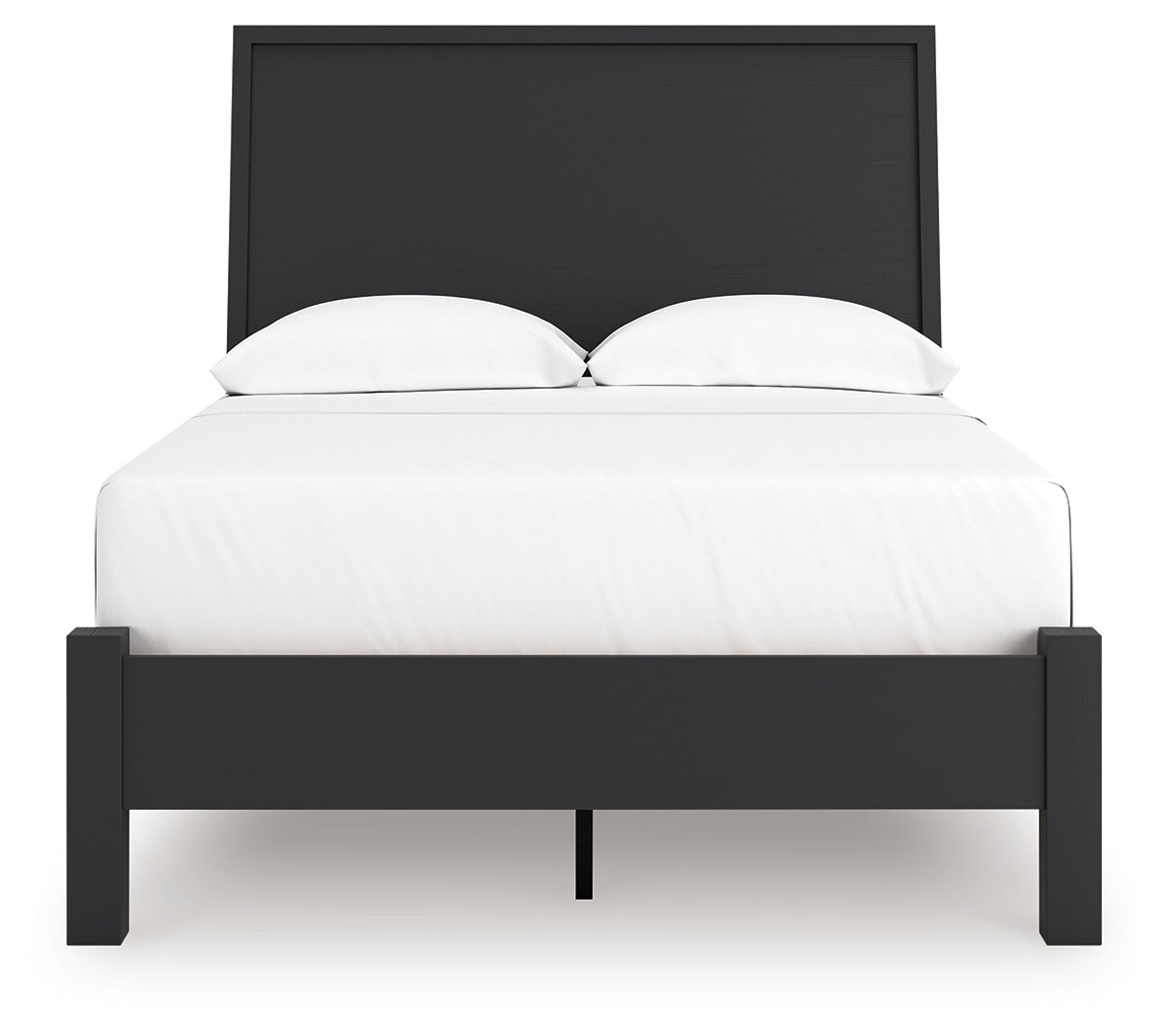 Danziar Black Full Panel Bed
