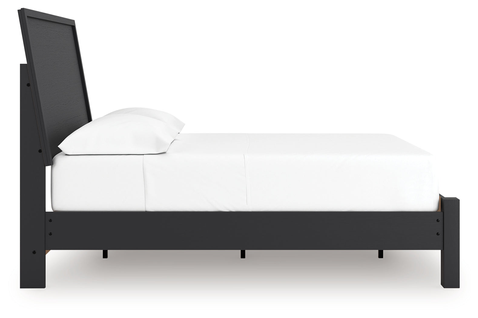 Danziar Black Full Panel Bed