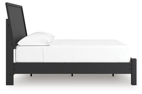 Danziar Black Full Panel Bed view 7