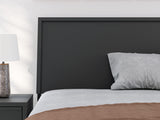 Danziar Black Full Panel Bed