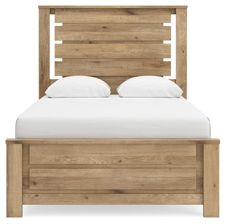 Brozmont Tan Full Panel Bed view 6