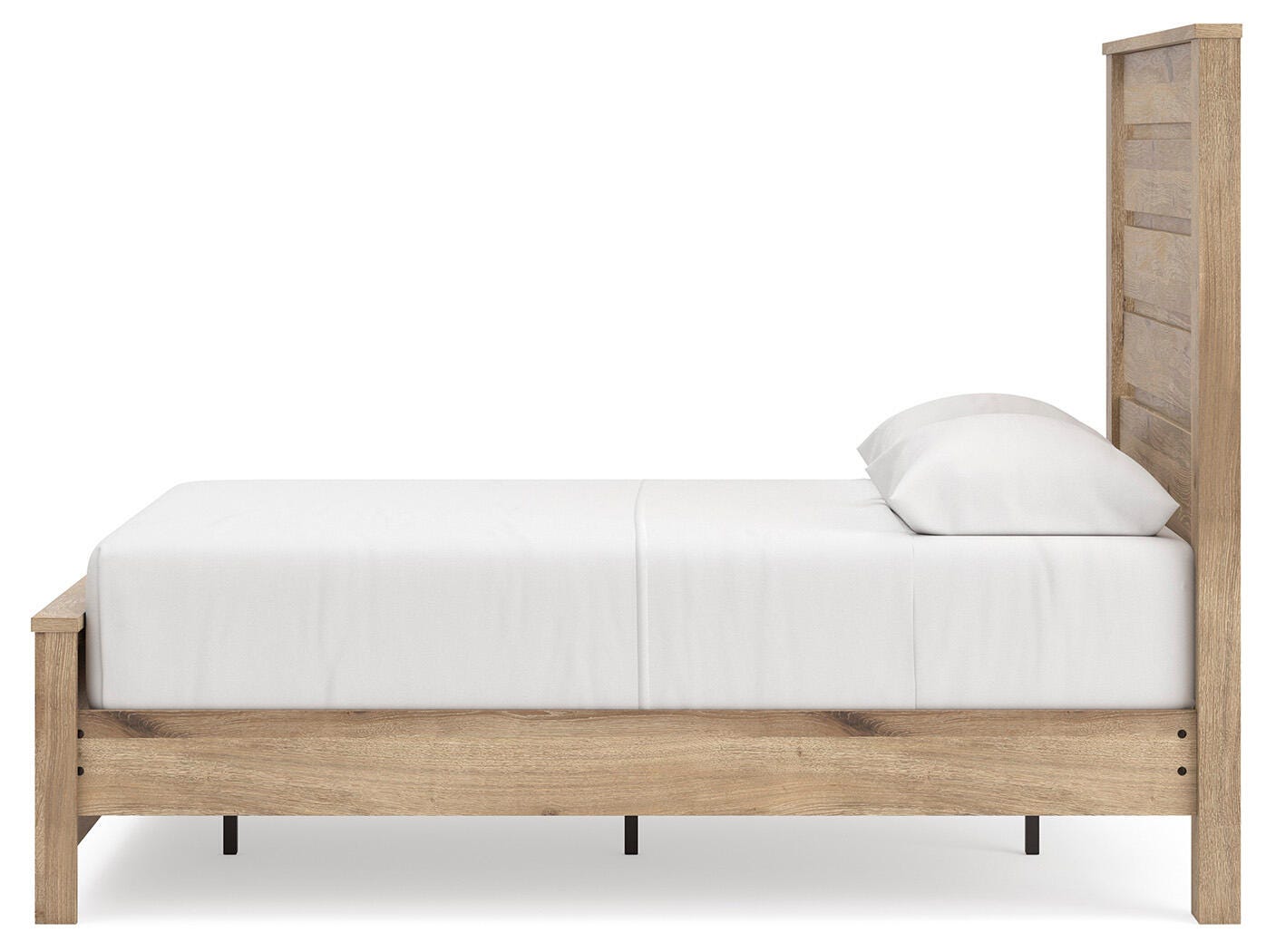 Brozmont Tan Full Panel Platform Bed view 3