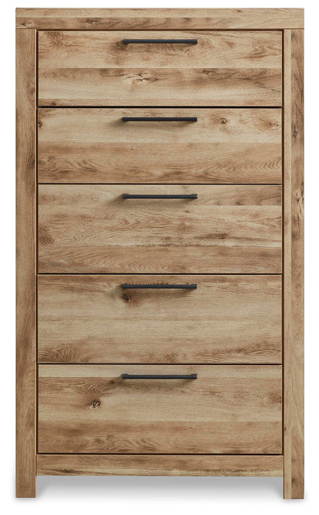 Hyanna Tan Brown Panel Storage Bedroom Set view 14