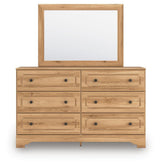 Aleaport Warm Brown Panel Bedroom Set view 14